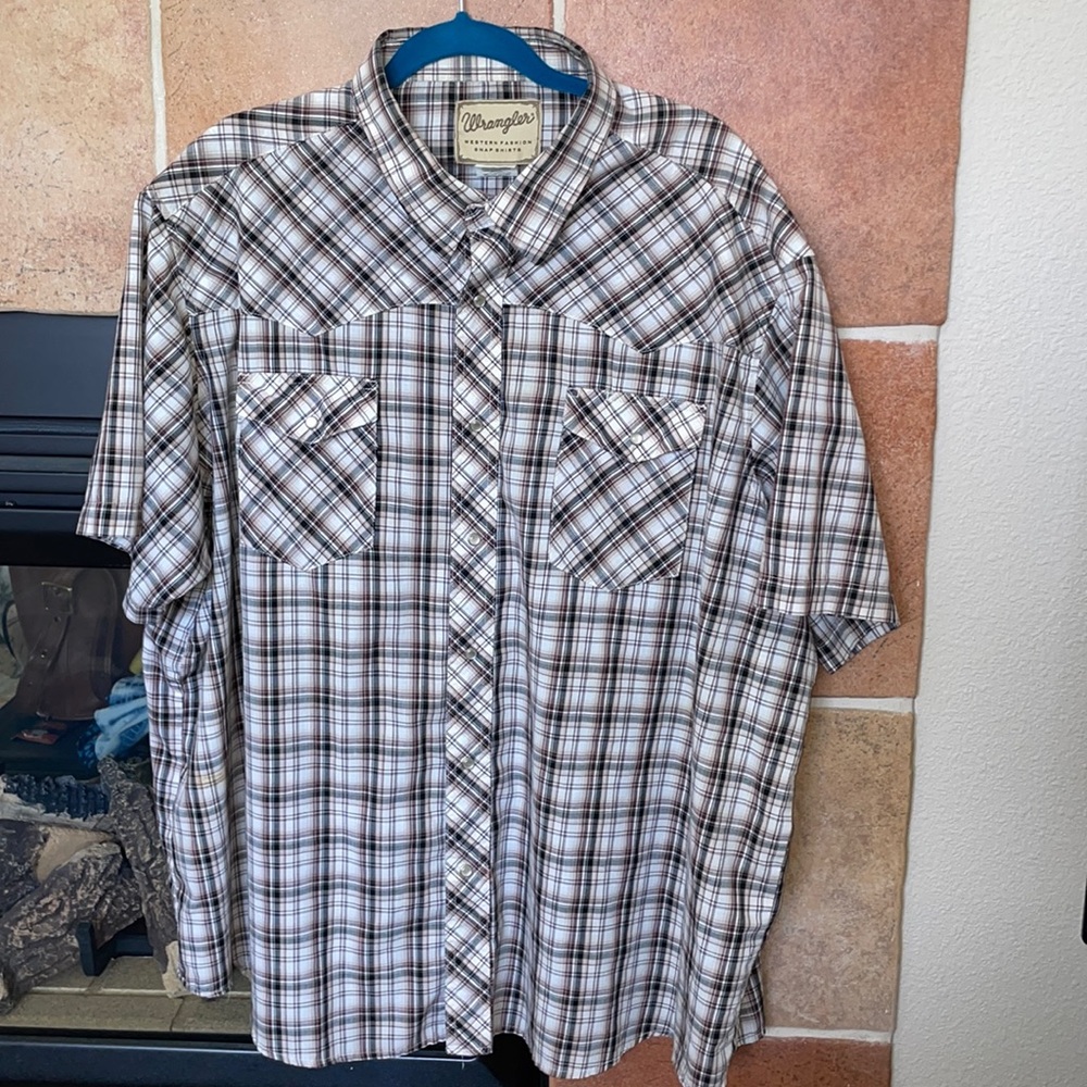 Wrangler Vintage Snap Button Front Shirt